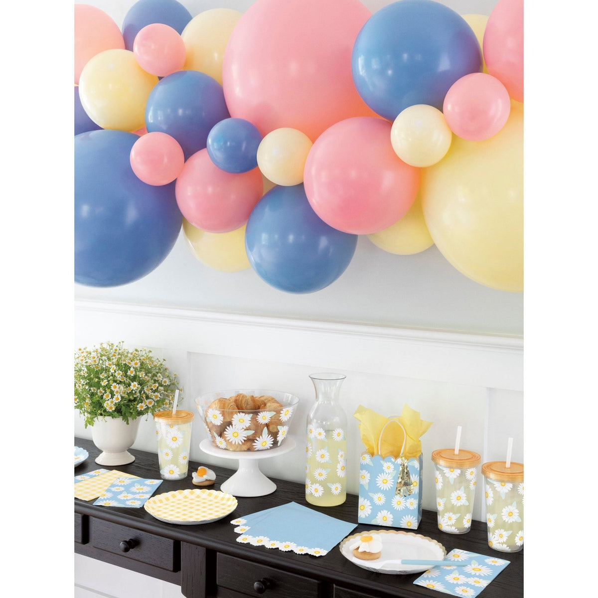 Daisy Gift Bags 3ct - Stesha Party