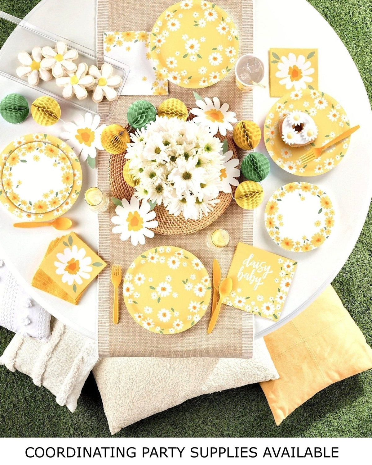 Daisy Party Centerpiece - Stesha Party