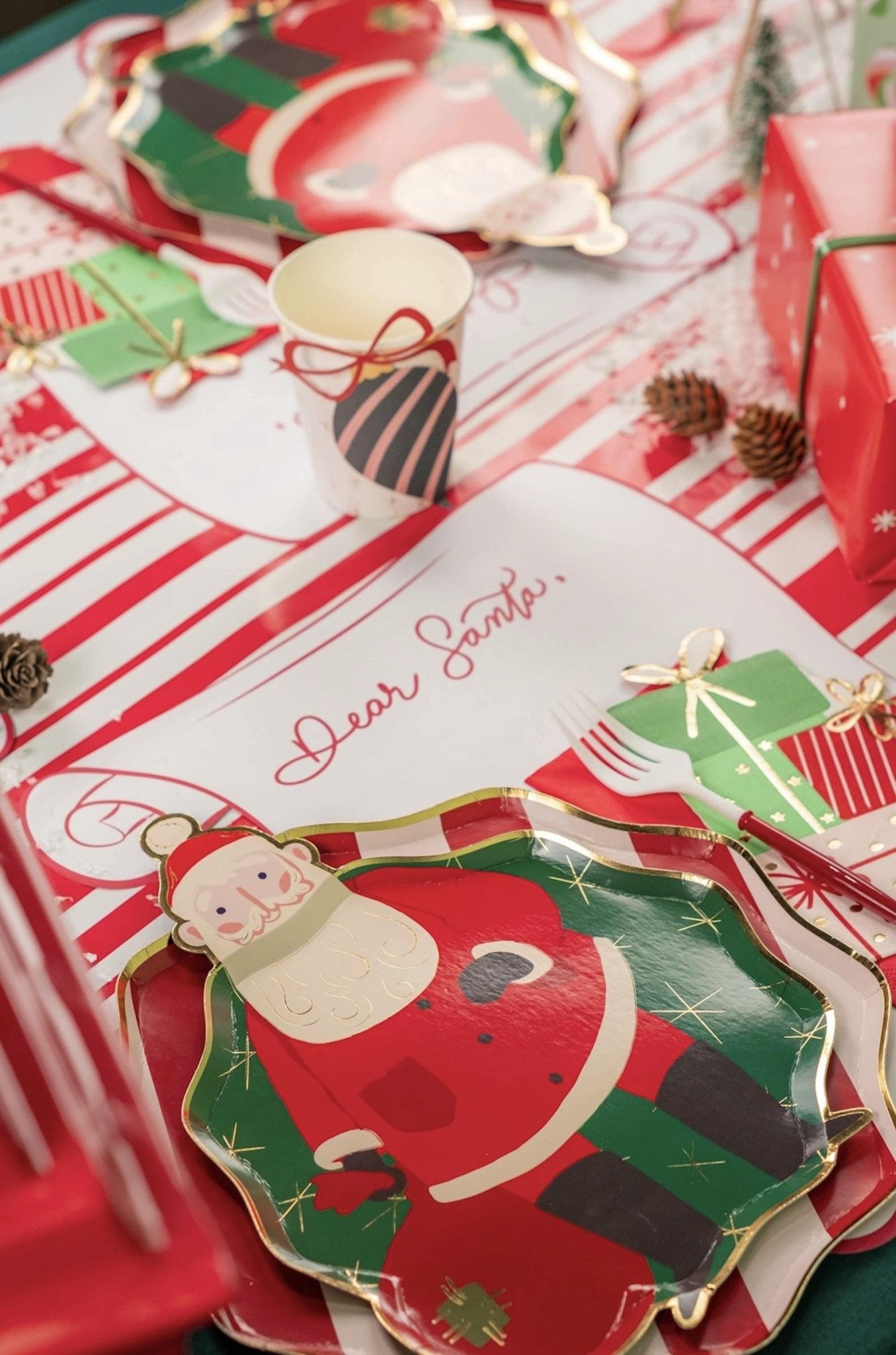Dear Santa Paper Placemats - Stesha Party