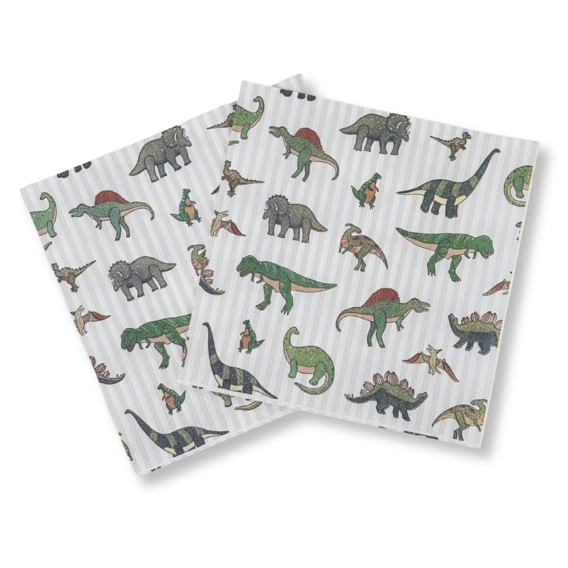 Dinosaur Beverage Napkins 24ct - Stesha Party