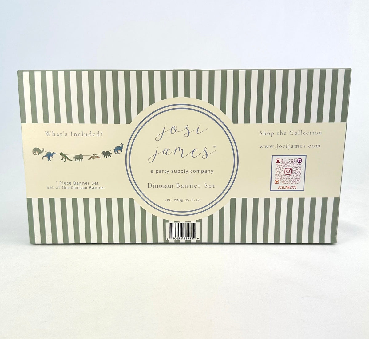 Dinosaur Birthday Banner 7.5ft - Stesha Party