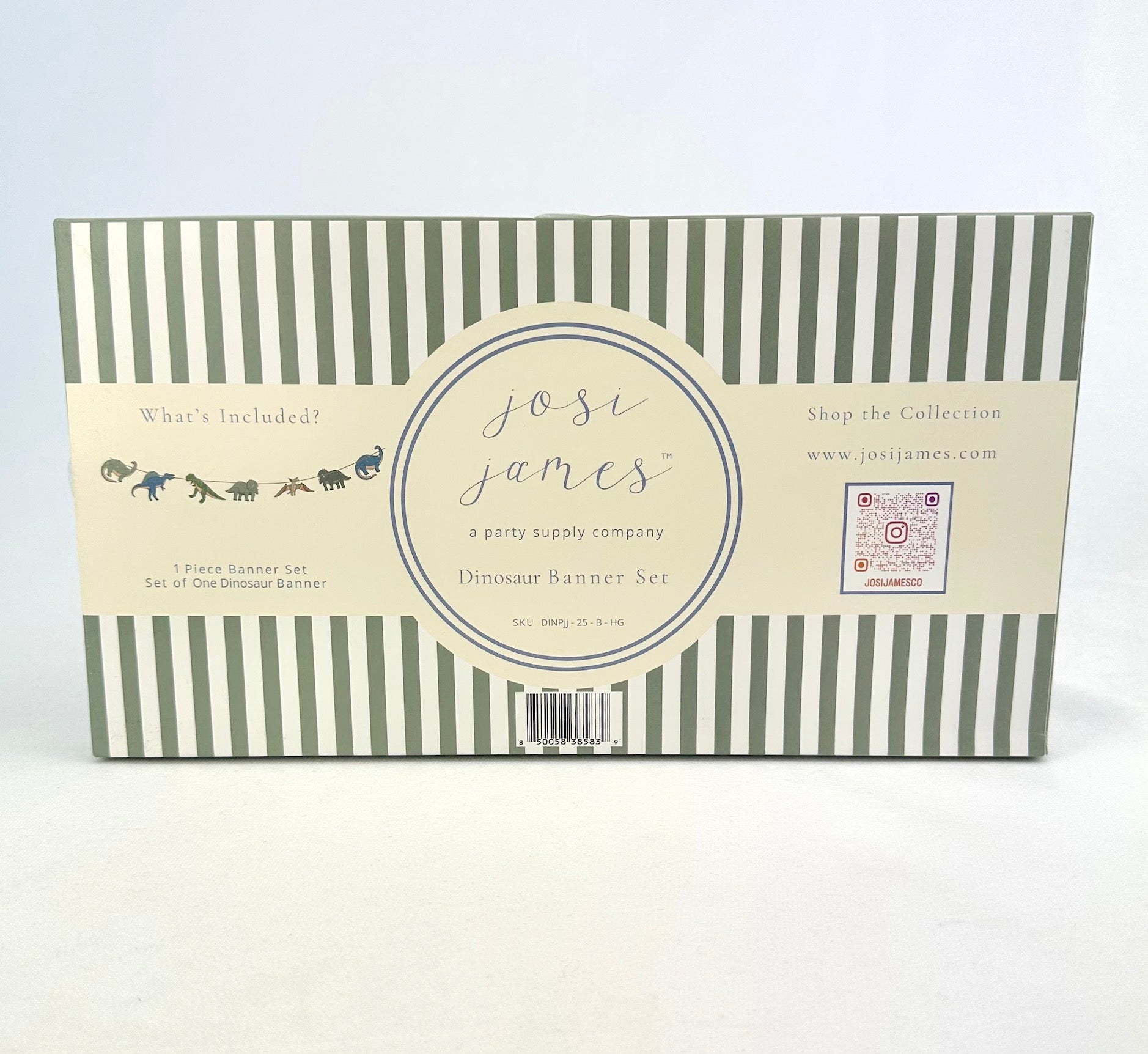 Dinosaur Birthday Banner 7.5ft - Stesha Party