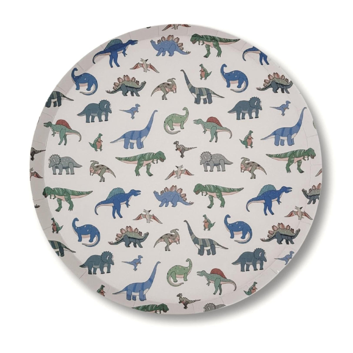 Dinosaur Cake Plates 12ct - Stesha Party