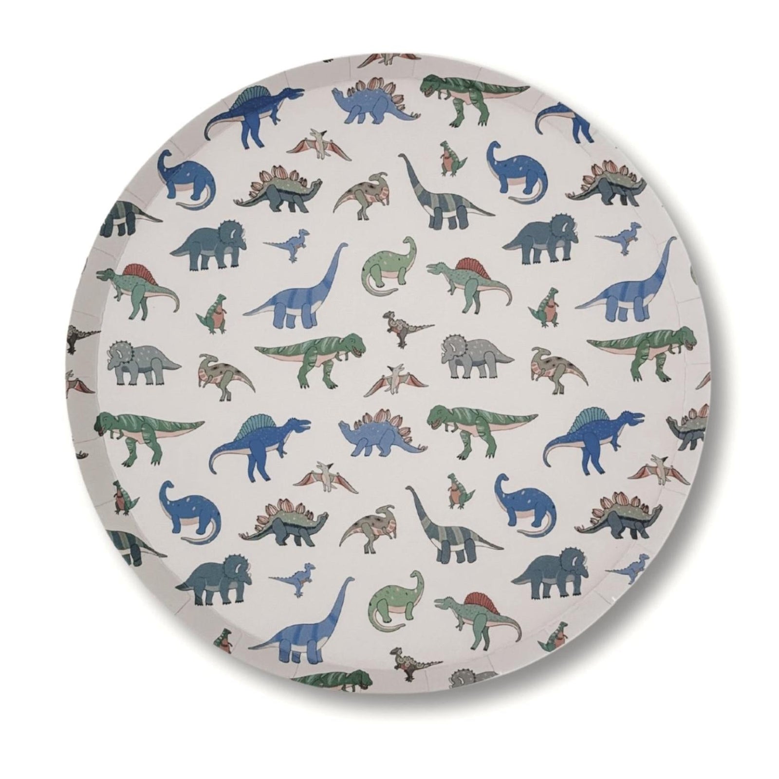 Dinosaur Cake Plates 12ct - Stesha Party