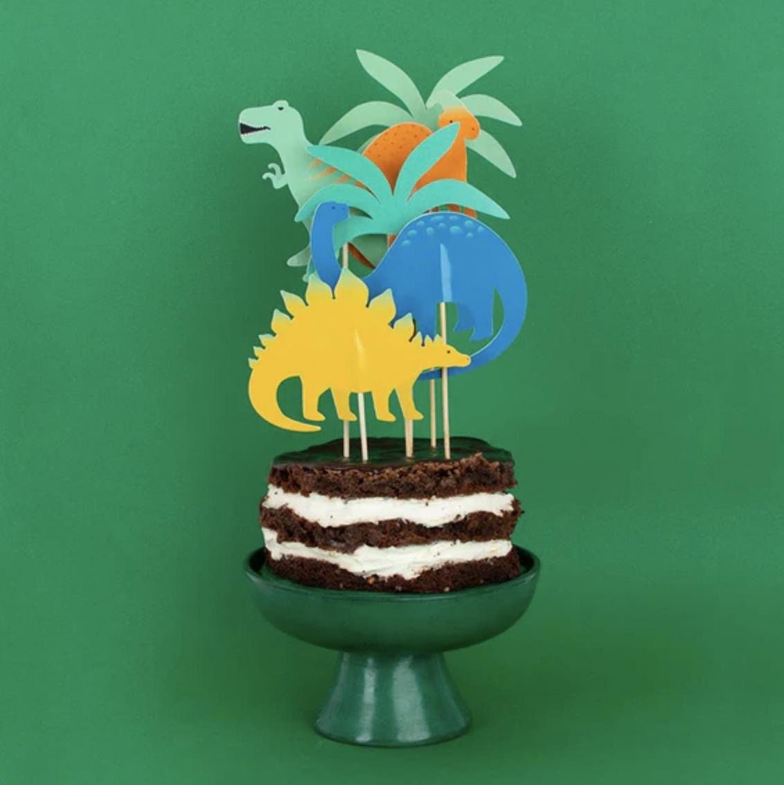 Dinosaur Cake Toppers - Stesha Party
