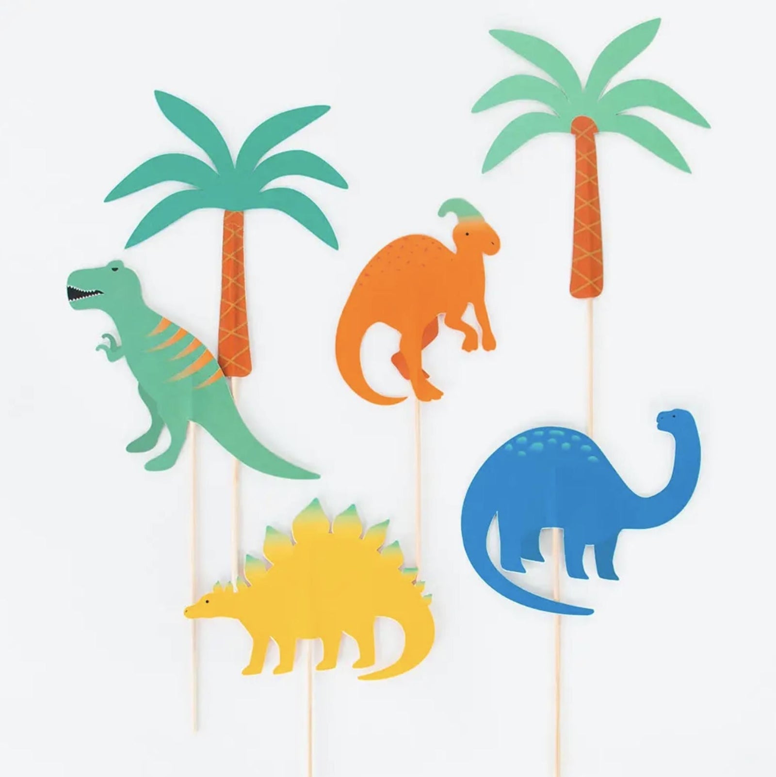 Dinosaur Cake Toppers - Stesha Party