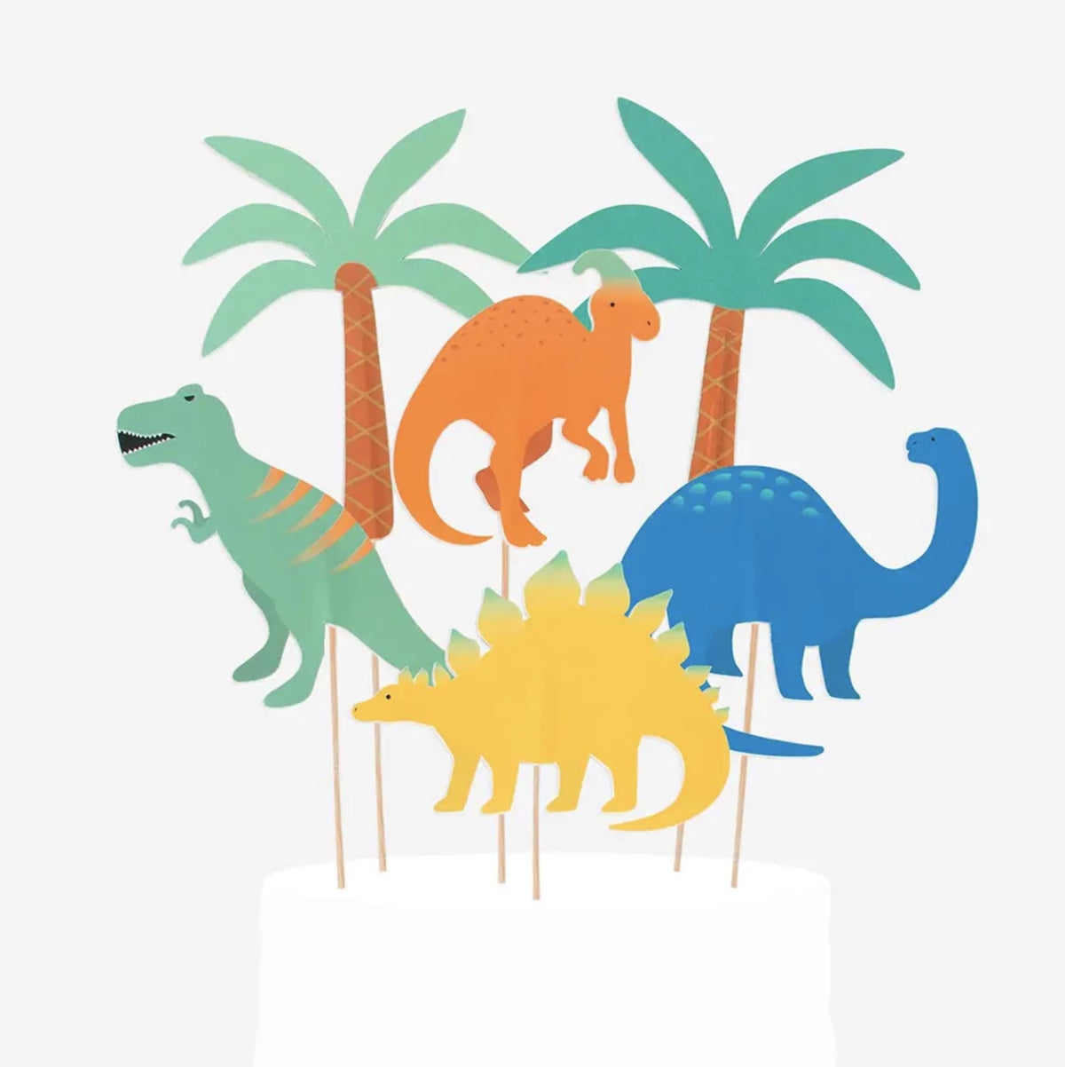 Dinosaur Cake Toppers - Stesha Party