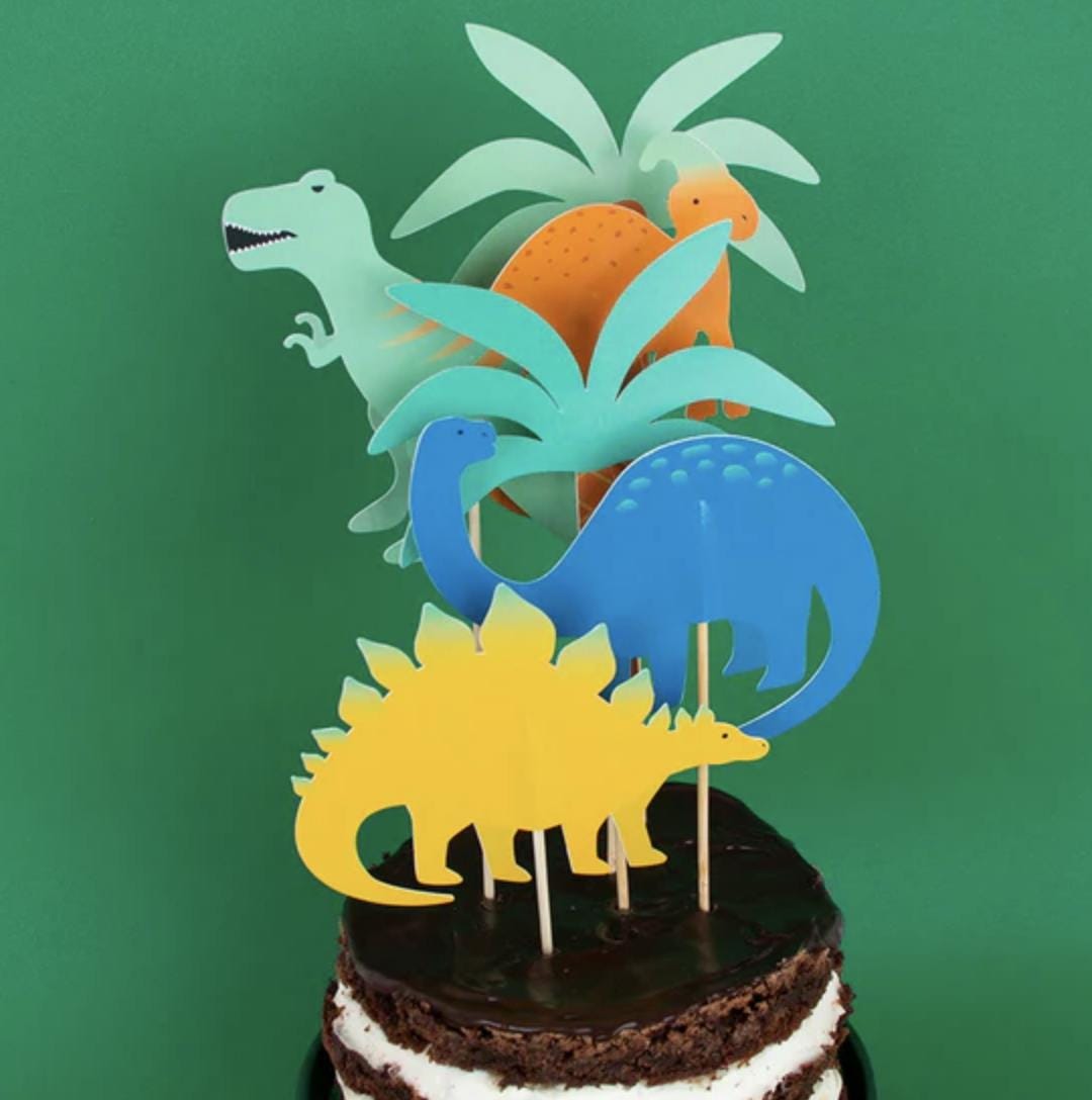 Dinosaur Cake Toppers - Stesha Party