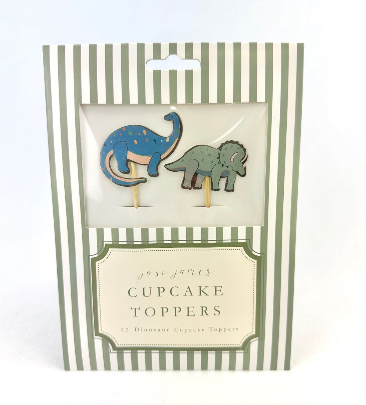 Dinosaur Cupcake Toppers 12ct - Stesha Party