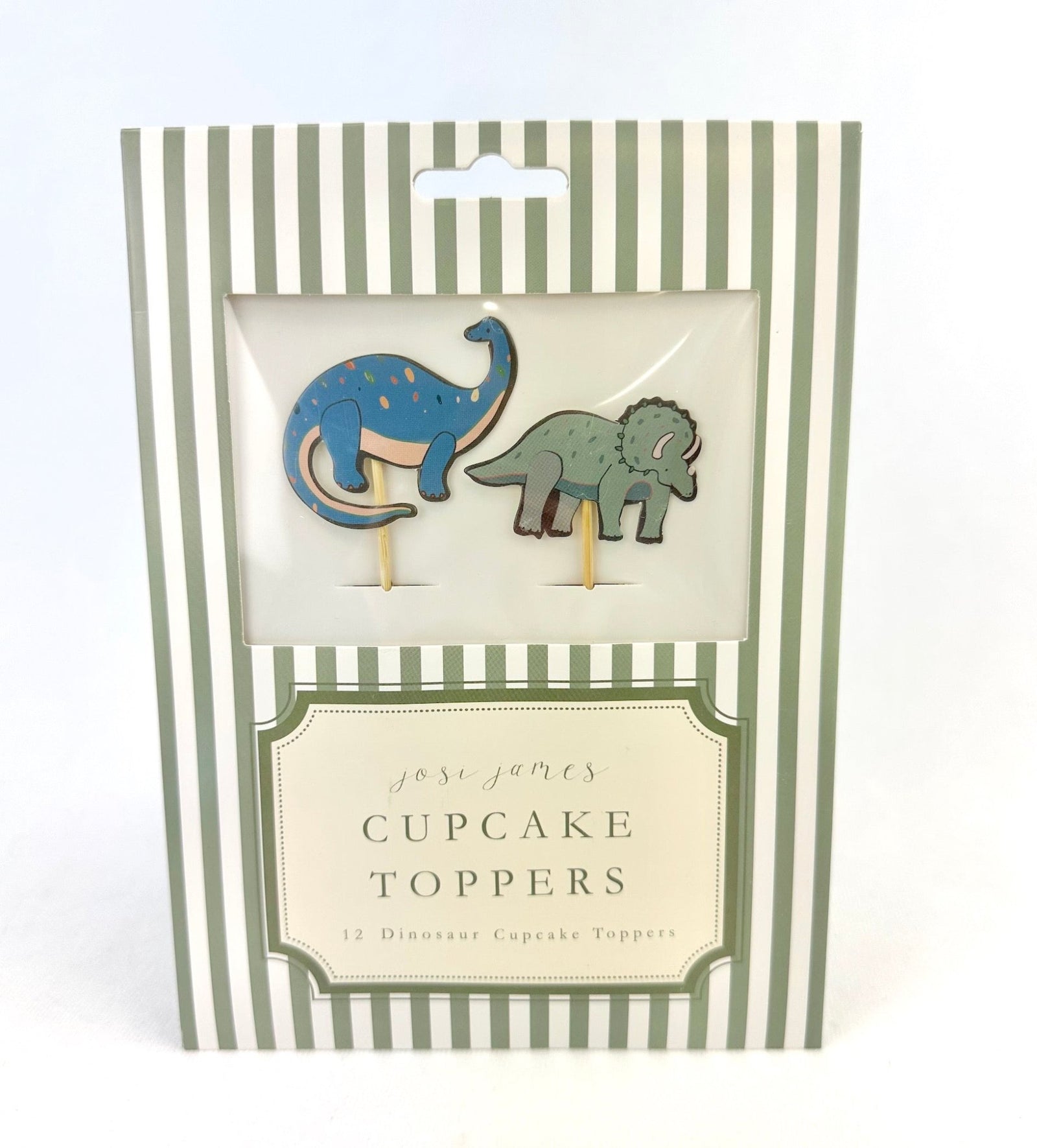 Dinosaur Cupcake Toppers 12ct - Stesha Party