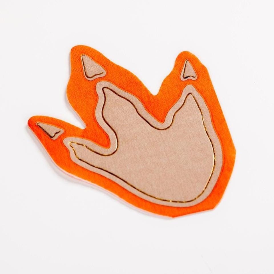 Dinosaur Footprint Napkins 16ct - Stesha Party