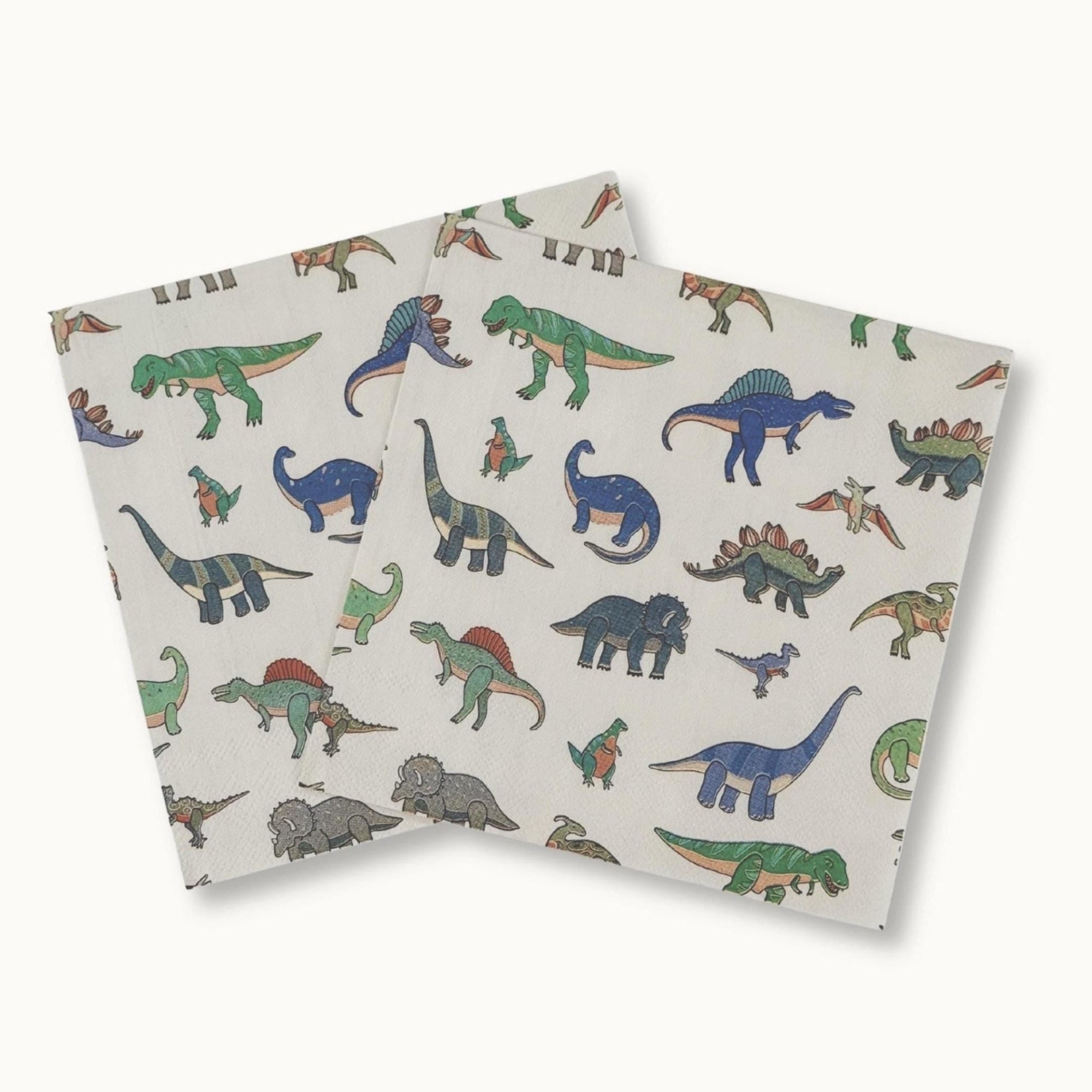 Dinosaur Luncheon Napkins 24ct - Stesha Party