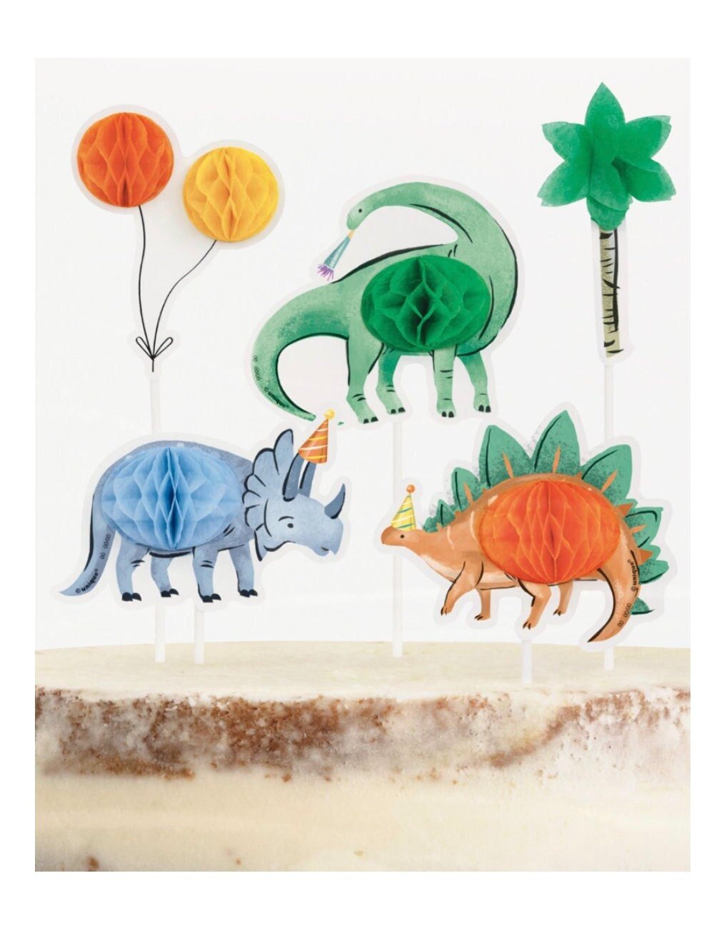 Dinosaur Party Cake Toppers - Stesha Party