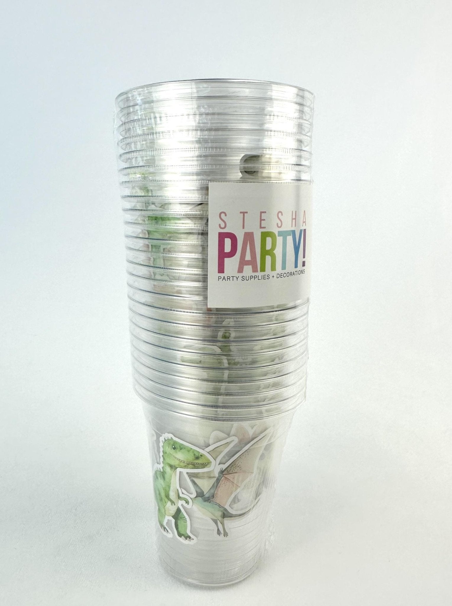 Dinosaur Party Cups 24ct 12oz - Stesha Party
