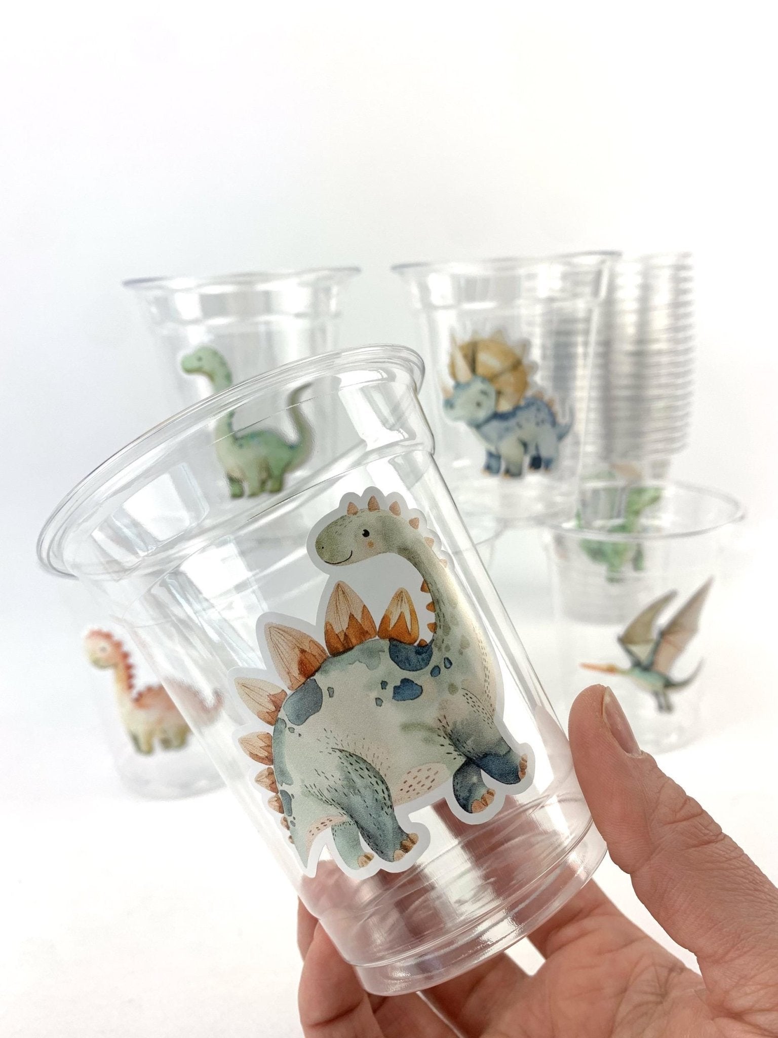 Dinosaur Party Cups 24ct 12oz - Stesha Party