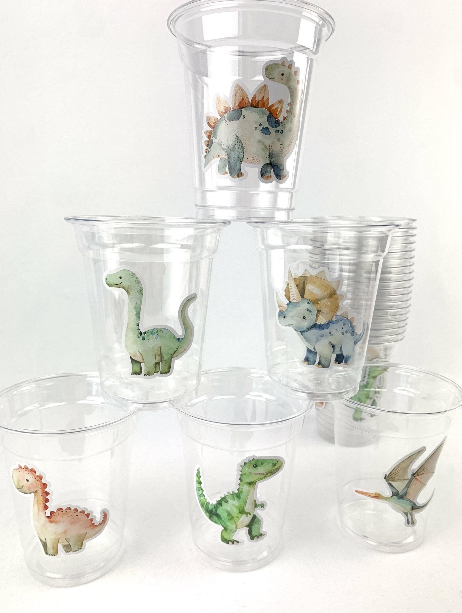 Dinosaur Party Cups 24ct 12oz - Stesha Party