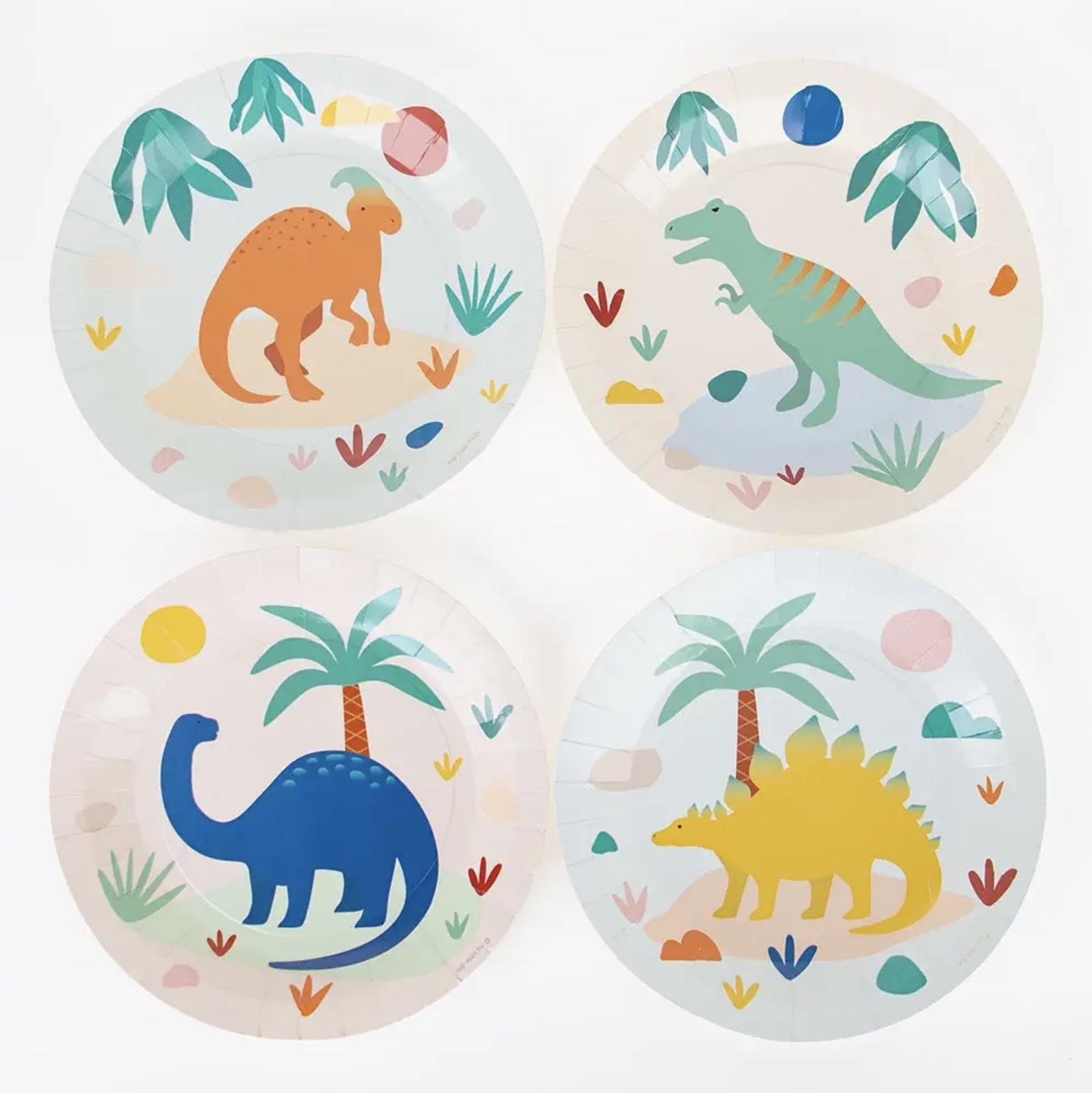 Dinosaur Party Plates 8ct - Stesha Party