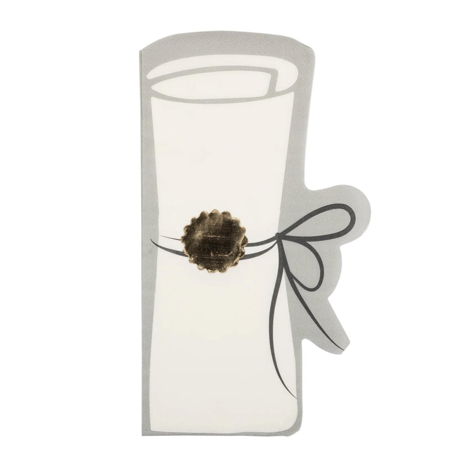 Diploma Shaped Graduation Party Napkins 18ct - Stesha Party