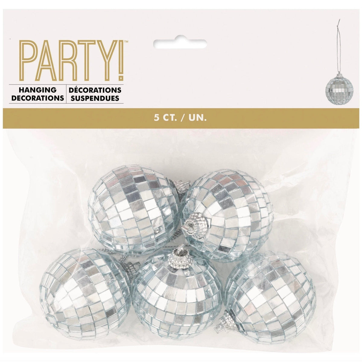 Disco Ball Hanging Decorations - Stesha Party