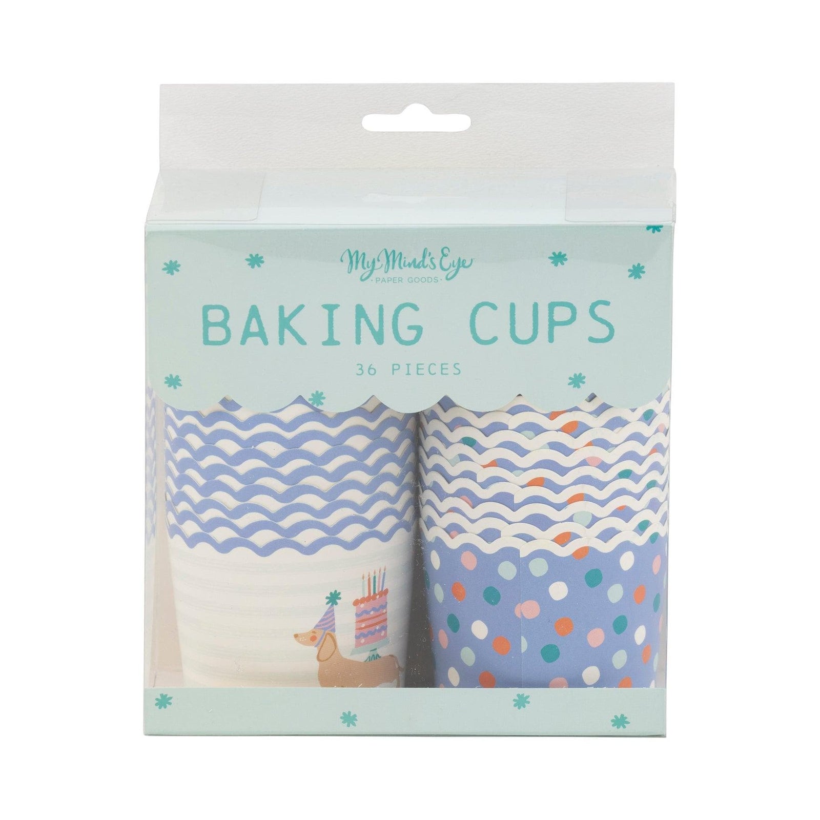 Dog Birthday Baking Cups 36ct - Stesha Party
