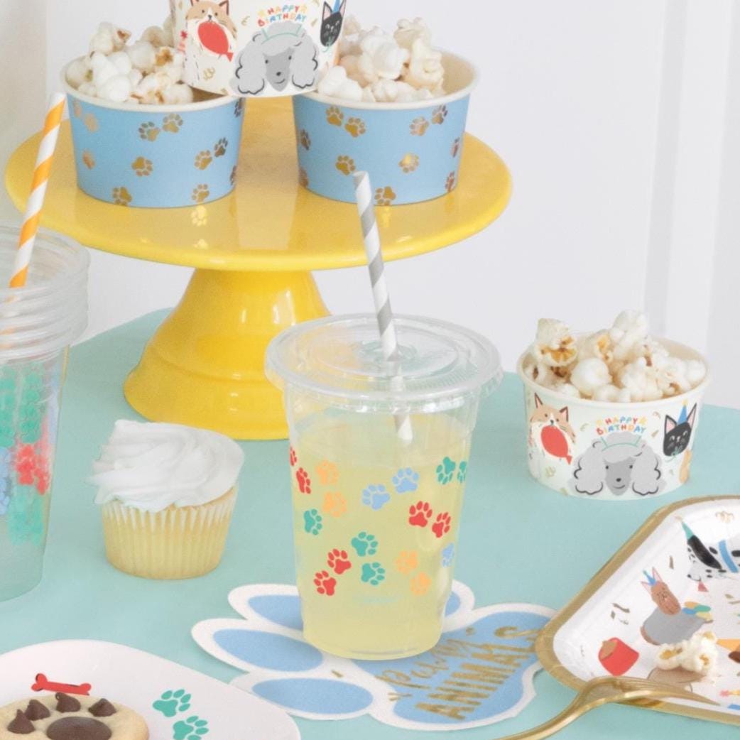 Dog & Cat Paper Treat Cups 8ct - Stesha Party