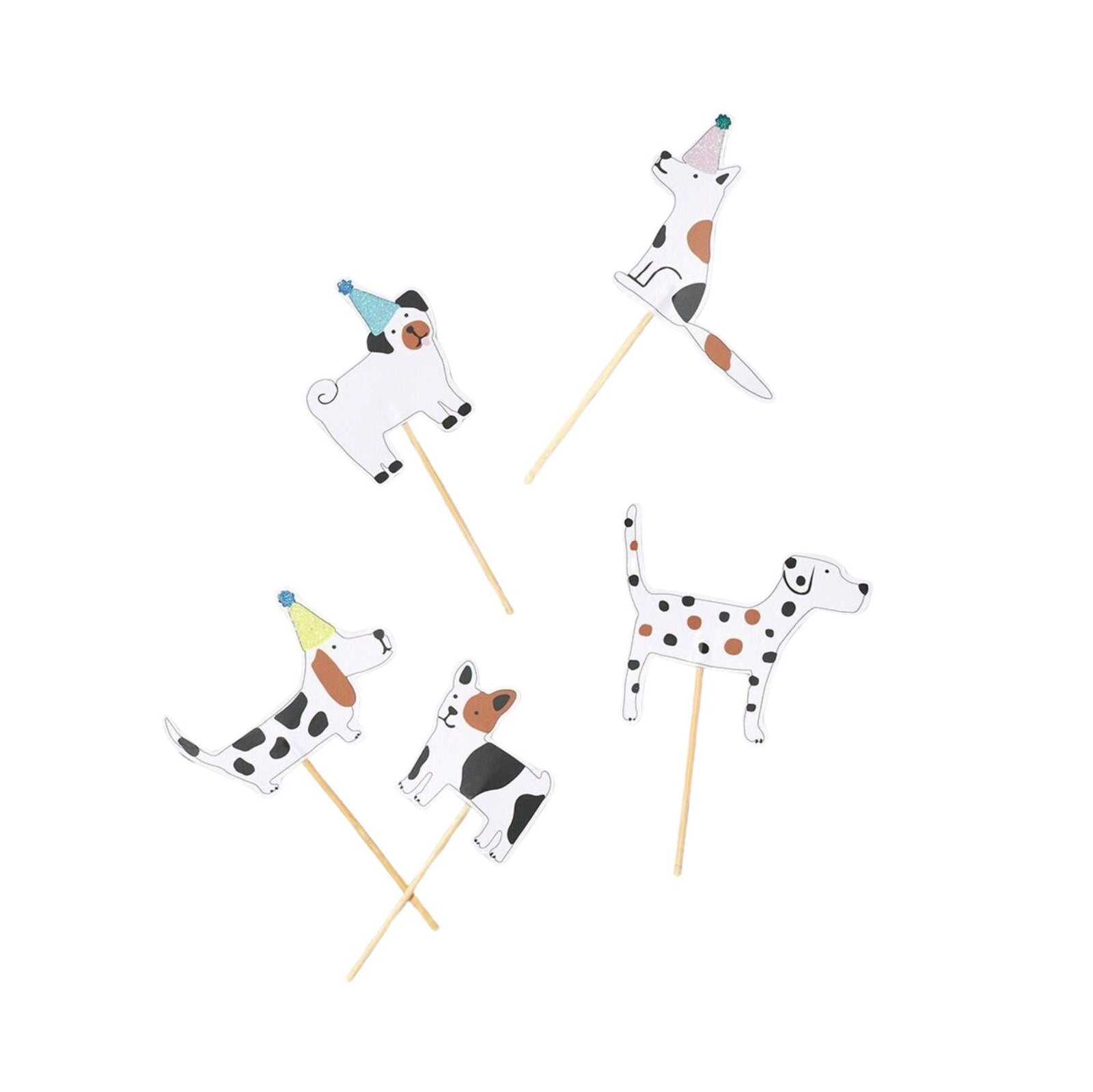Dog Cupcake Toppers - Stesha Party