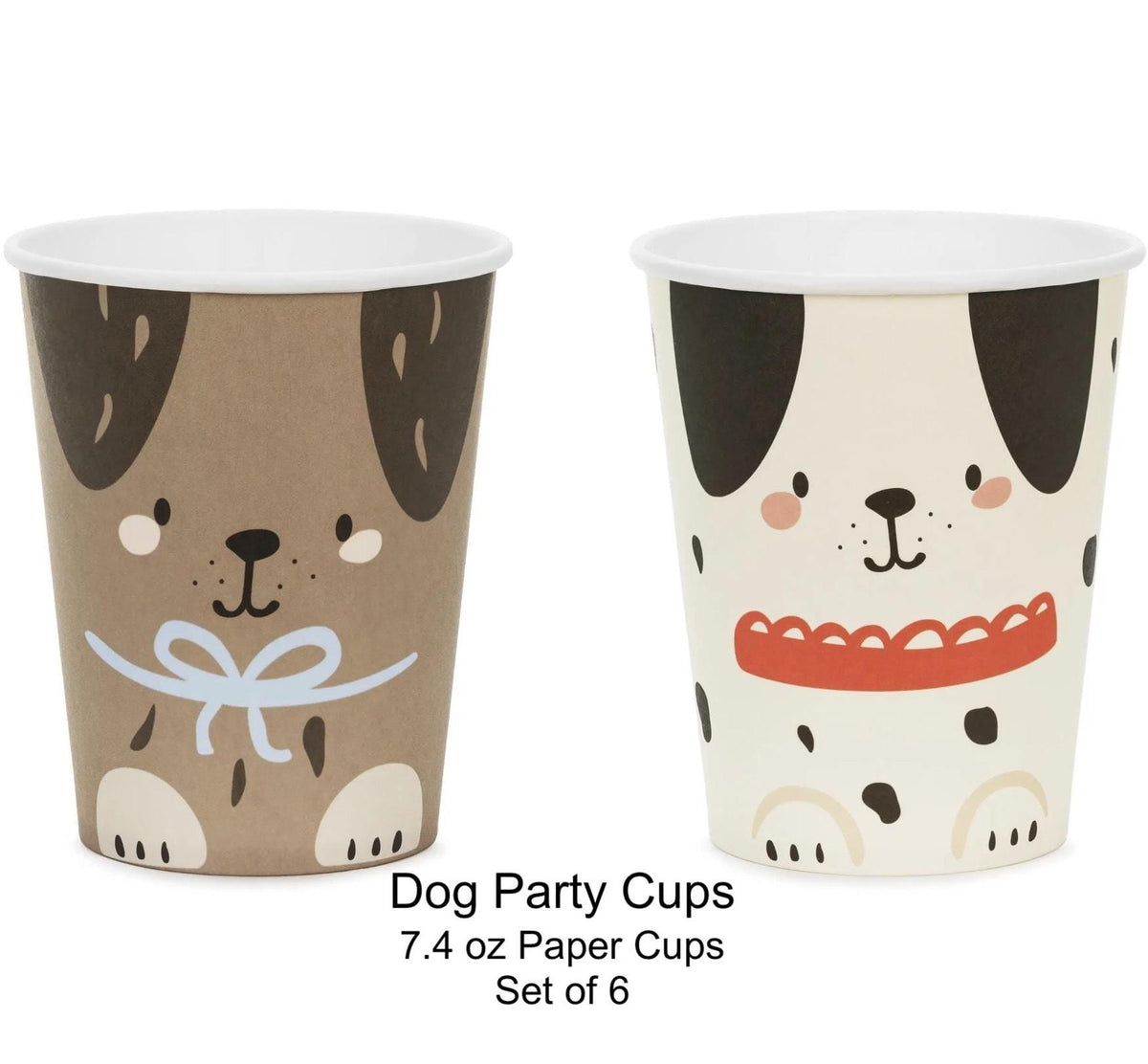 Dog Party Cups 6ct - Stesha Party
