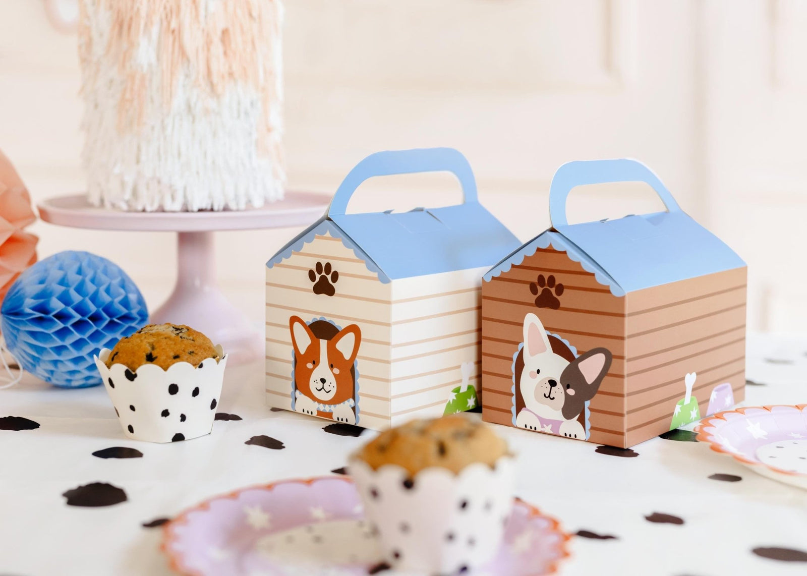 Doghouse Favor Boxes 6ct - Stesha Party