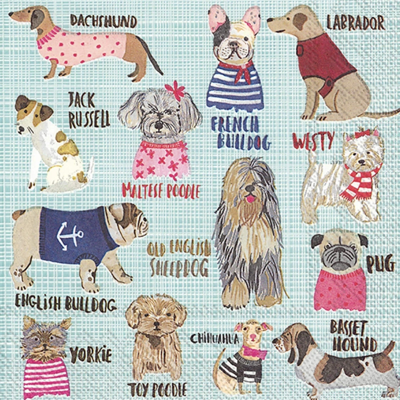 Dogs Party Napkins - Stesha Party