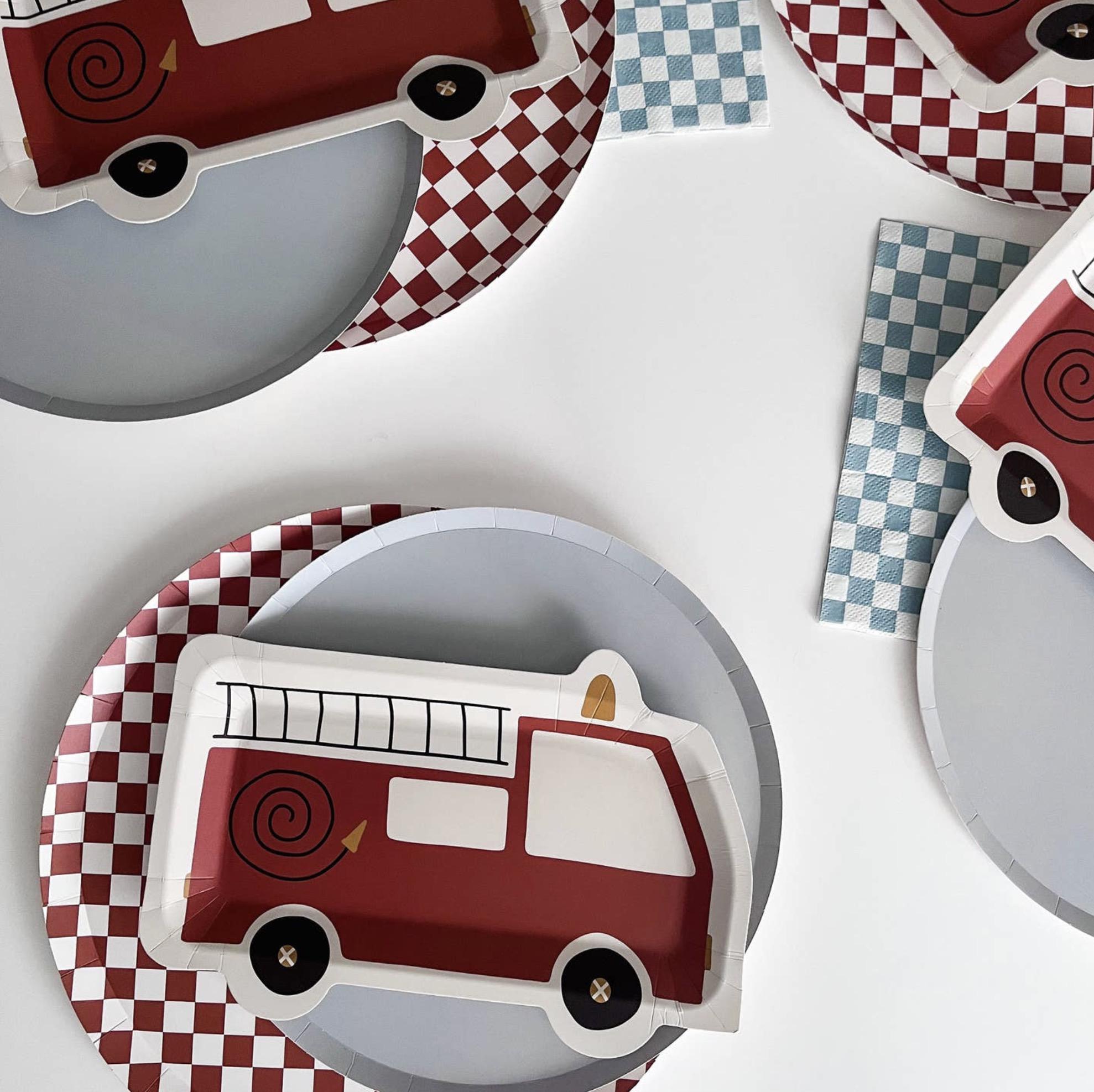 Dusty Blue 9" Dinner Plates 8ct - Stesha Party