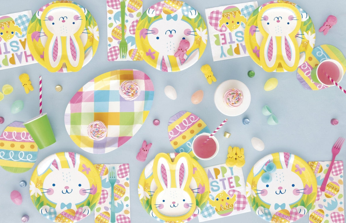 Easter Bunny Paper Plates & Egg Napkins - Stesha Party