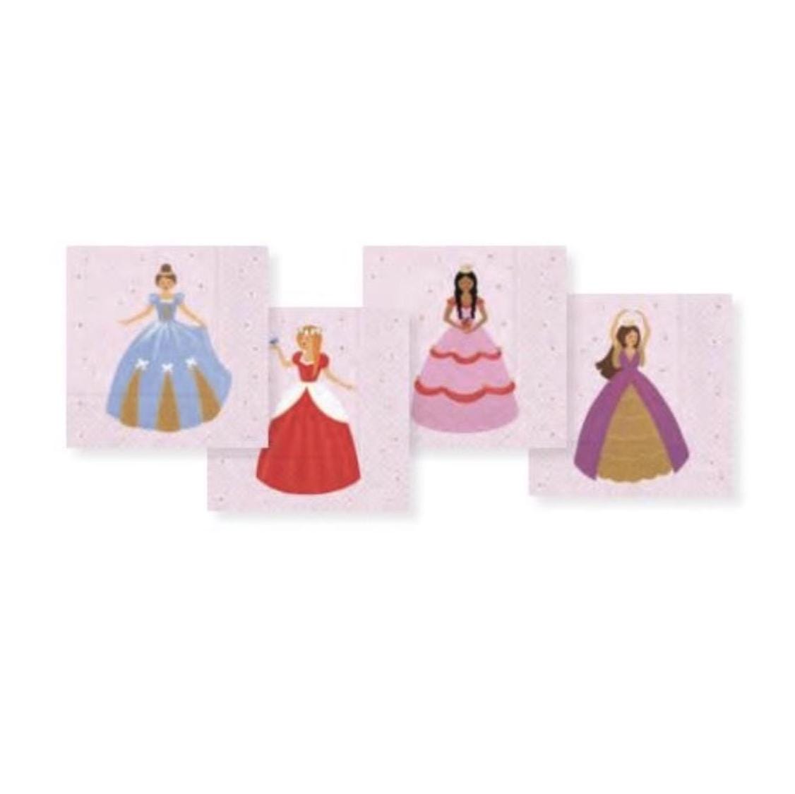 Enchanting Princess Party Napkins - Stesha Party