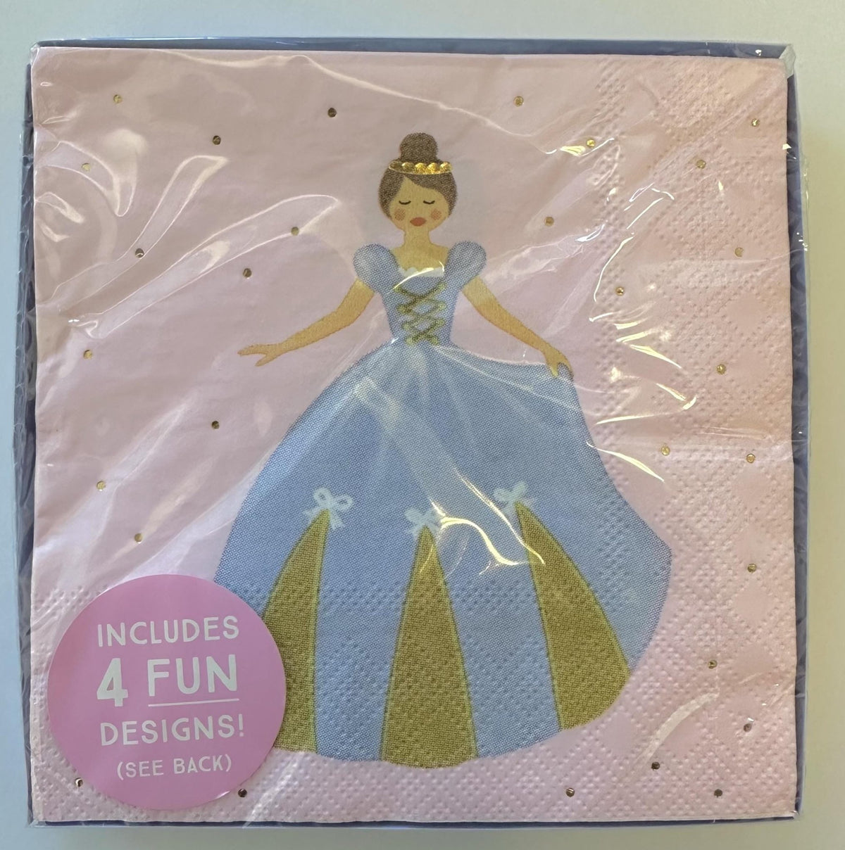 Enchanting Princess Party Napkins - Stesha Party