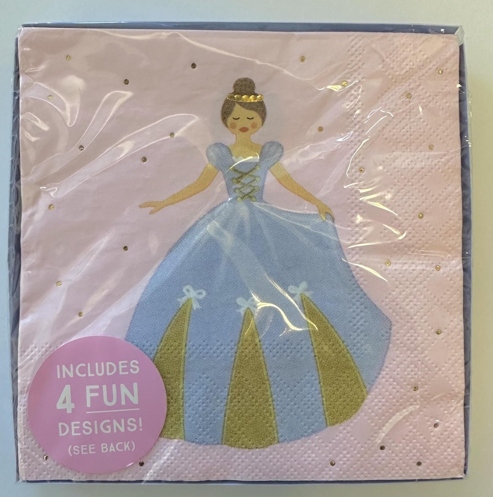 Enchanting Princess Party Napkins - Stesha Party