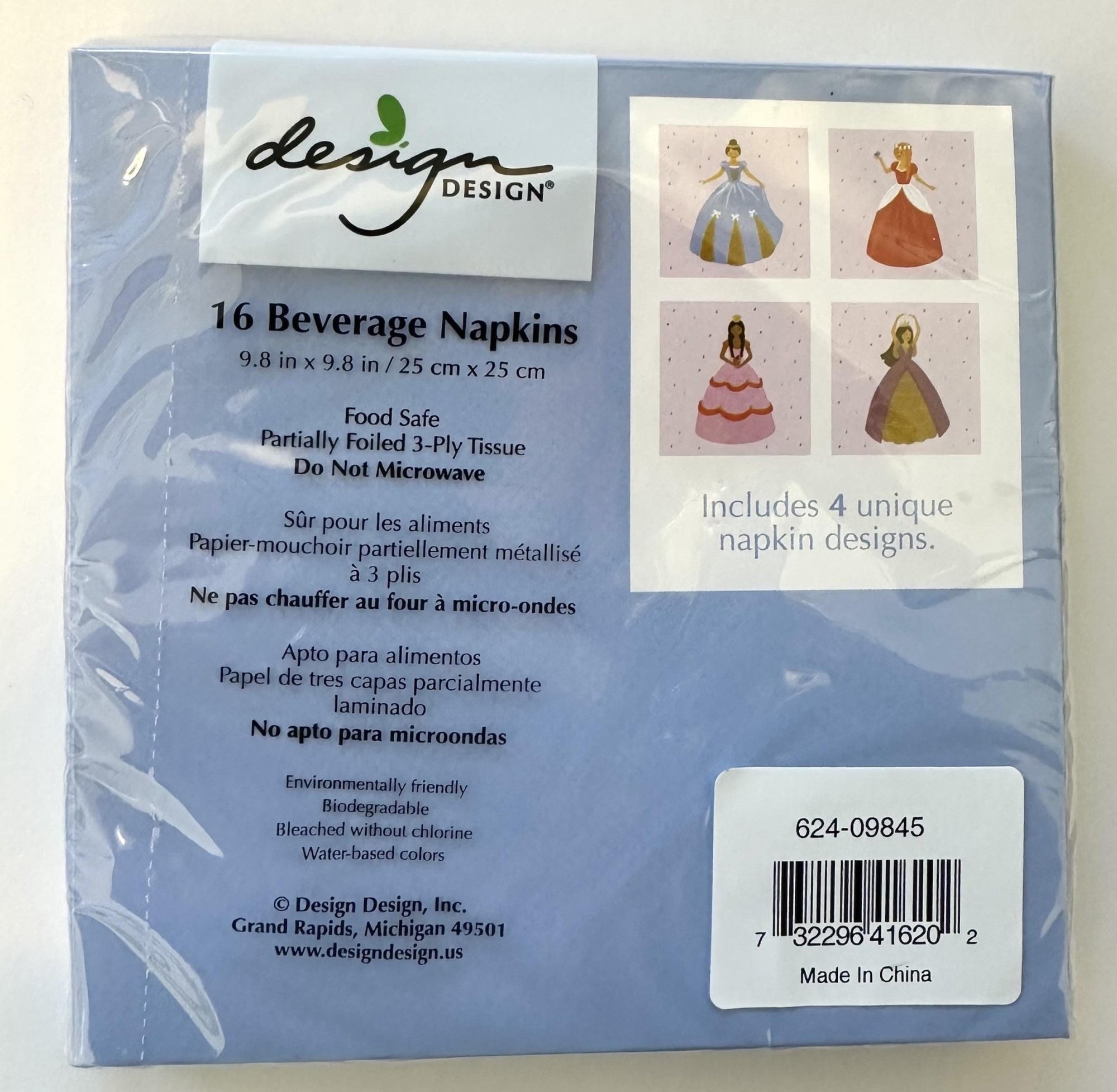 Enchanting Princess Party Napkins - Stesha Party