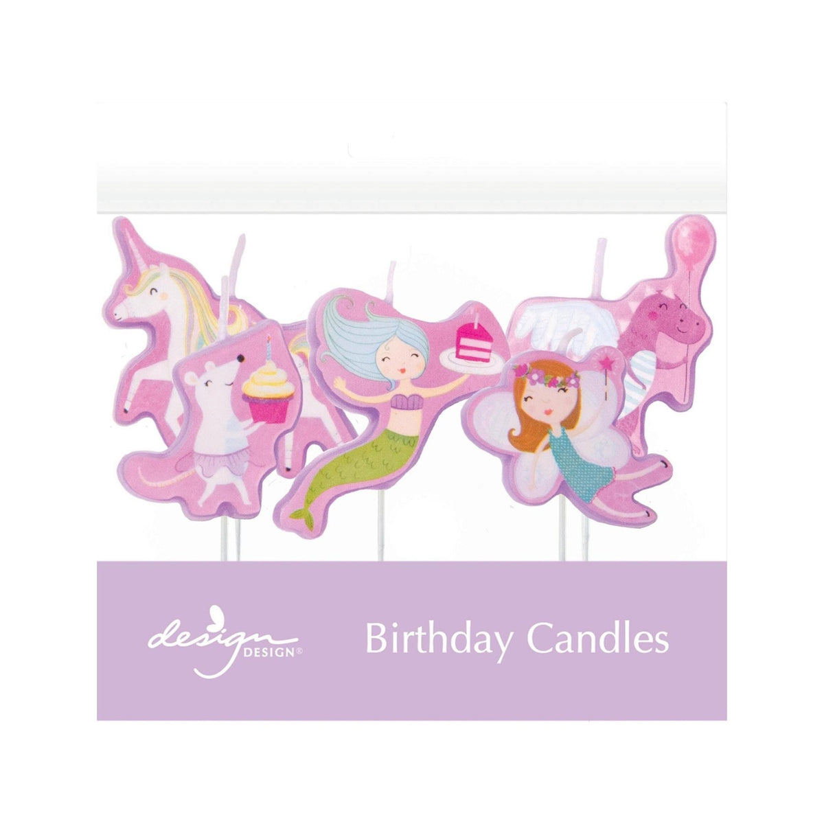 Fairytale Party Cupcake Candles 5ct - Stesha Party