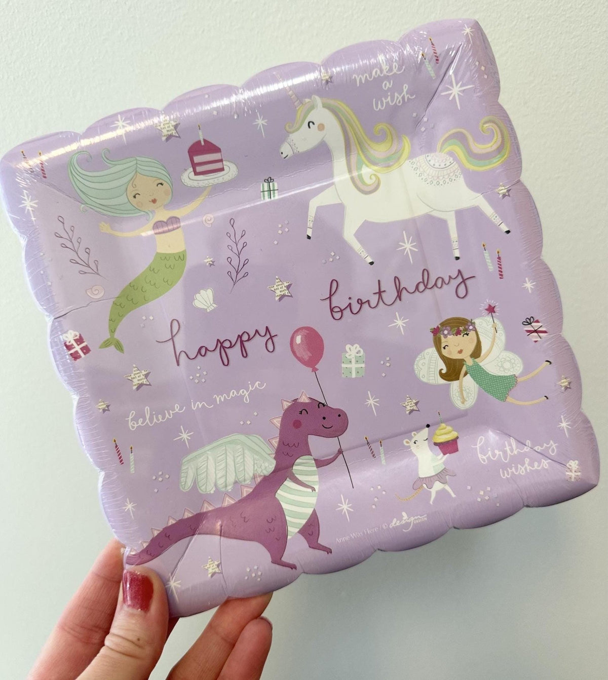Fairytale Party Paper Cake Plates 8ct - Stesha Party