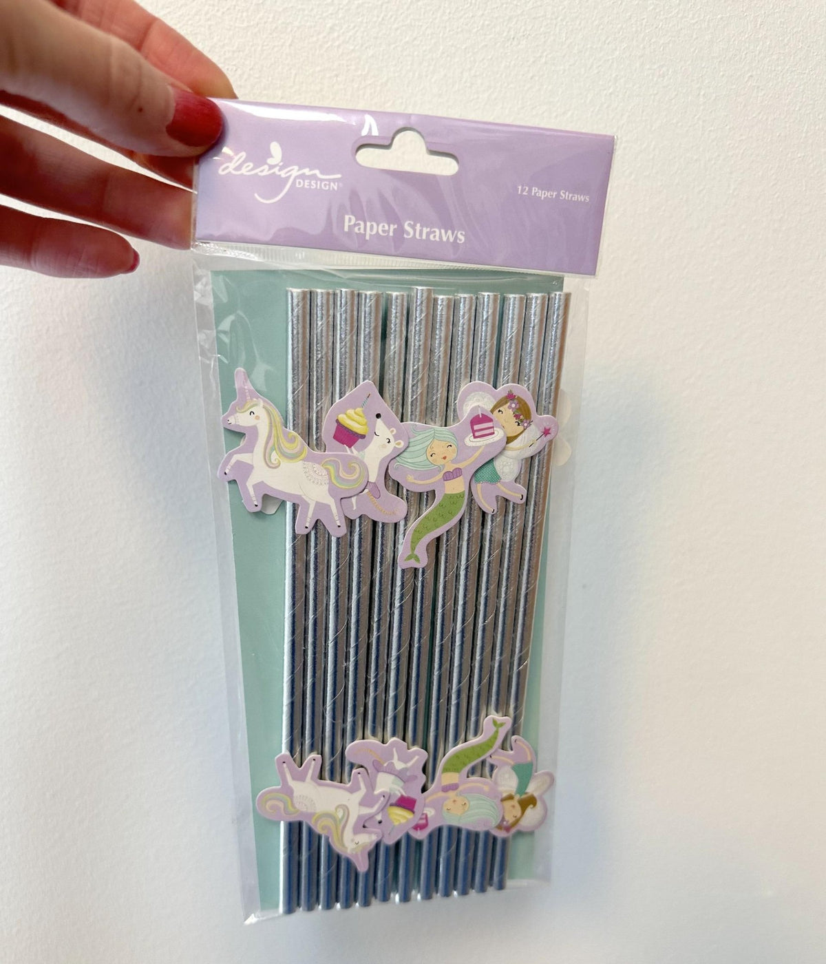 Fairytale Party Paper Drink Straws 12ct - Stesha Party