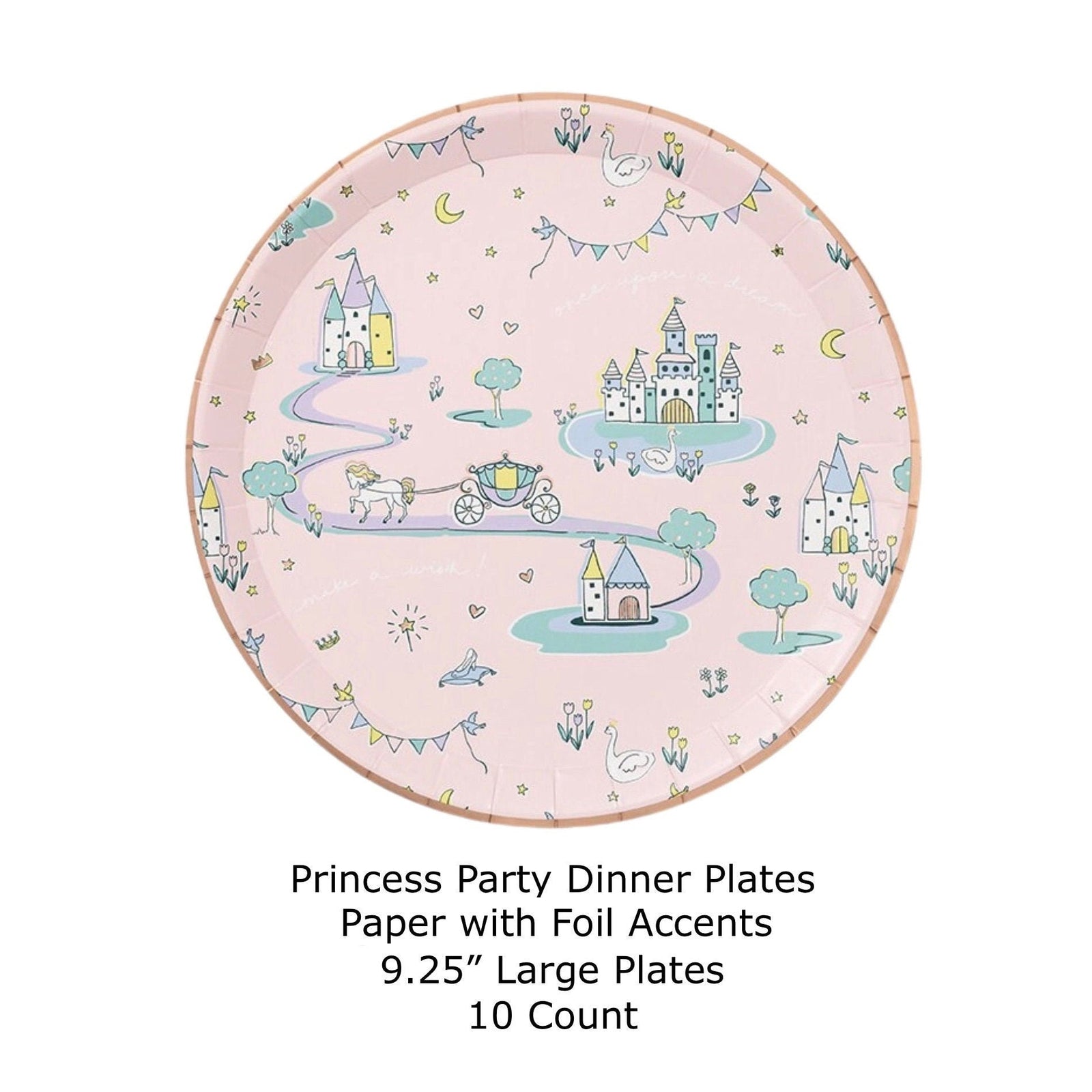Fairytale Princess Party Plates - Stesha Party