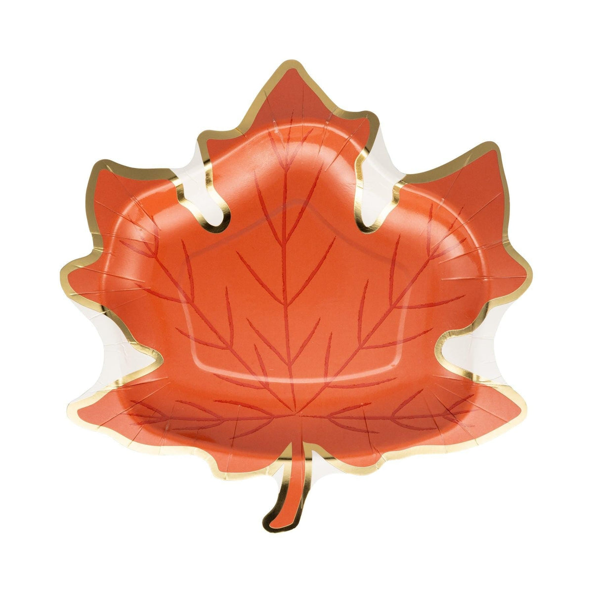 Fall Leaf Paper Plates 8ct - Stesha Party