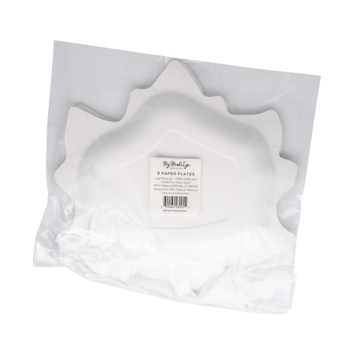 Fall Leaf Paper Plates 8ct - Stesha Party