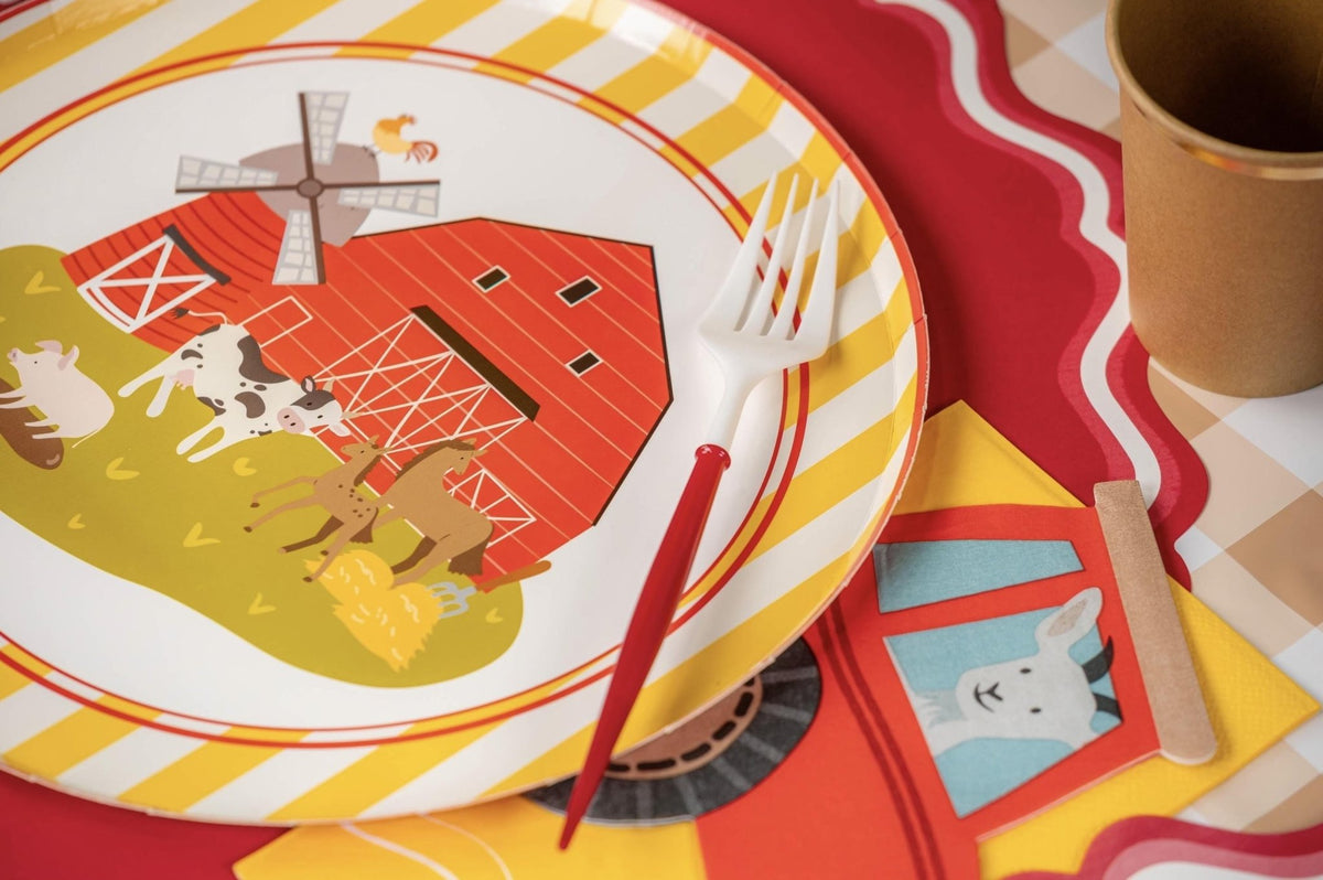 Farm Animal Dinner Plates - Stesha Party
