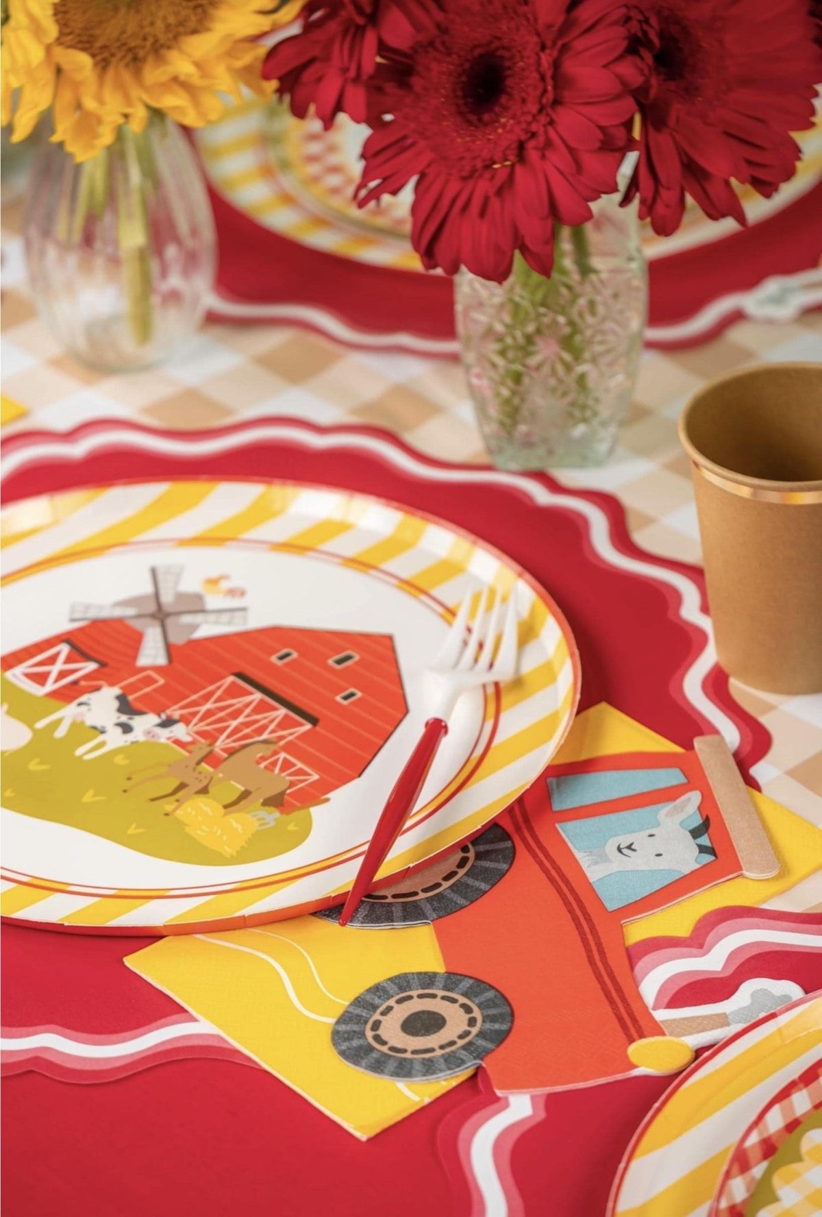 Farm Animal Dinner Plates - Stesha Party