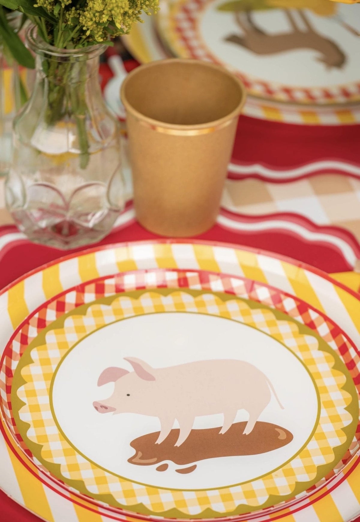 Farm Animal Small Plates 8ct - Stesha Party