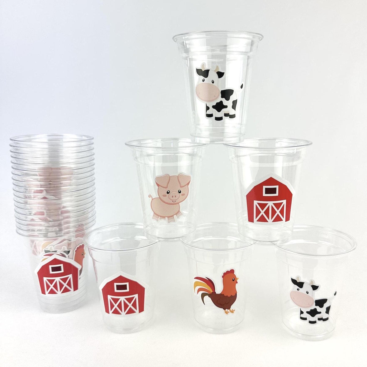 Farm Party Cups 24ct - Stesha Party