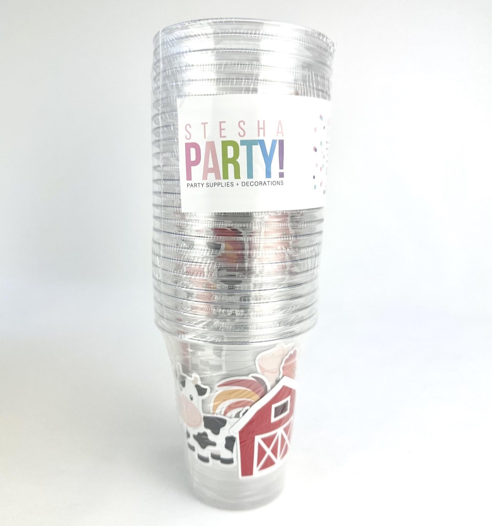 Farm Party Cups 24ct - Stesha Party