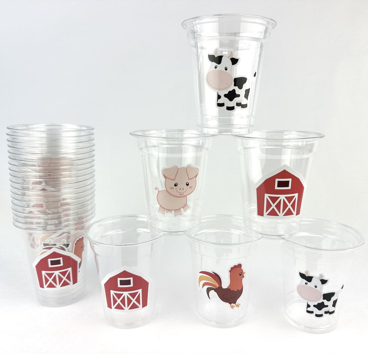 Farm Party Cups 24ct - Stesha Party
