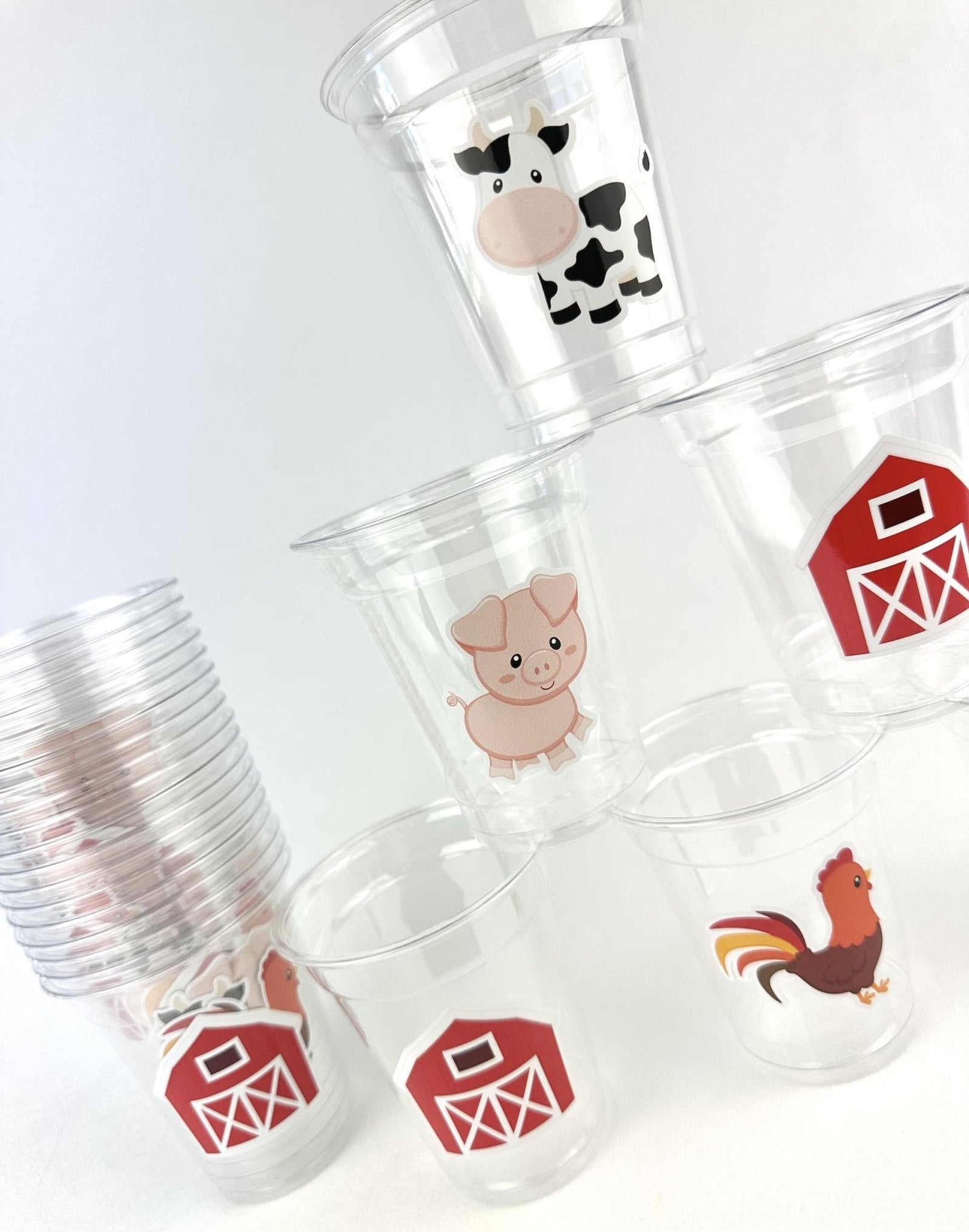Farm Party Cups 24ct - Stesha Party