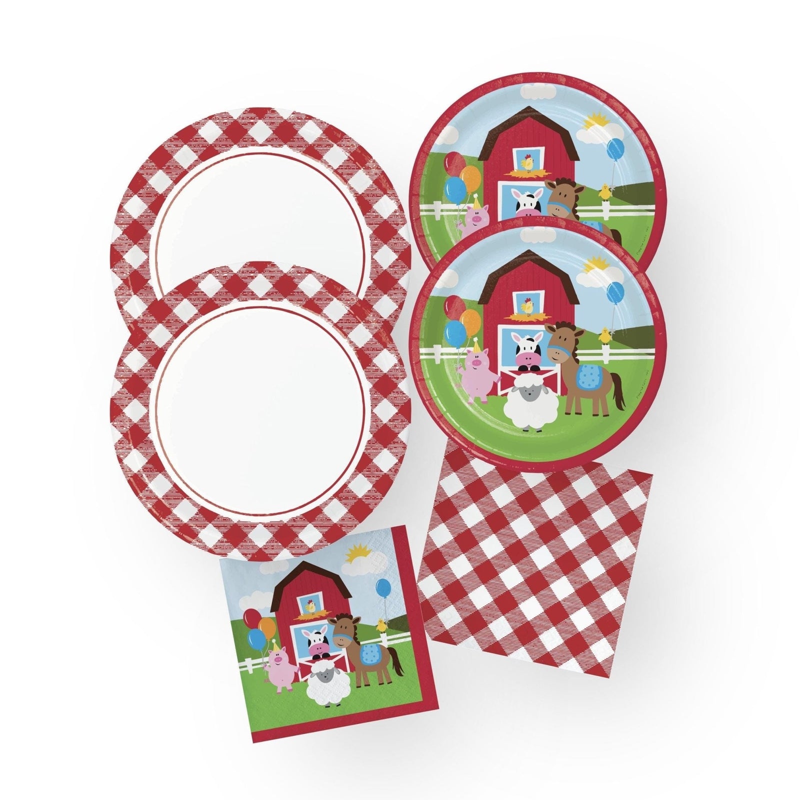 Farm Party Plates & Napkins - Stesha Party