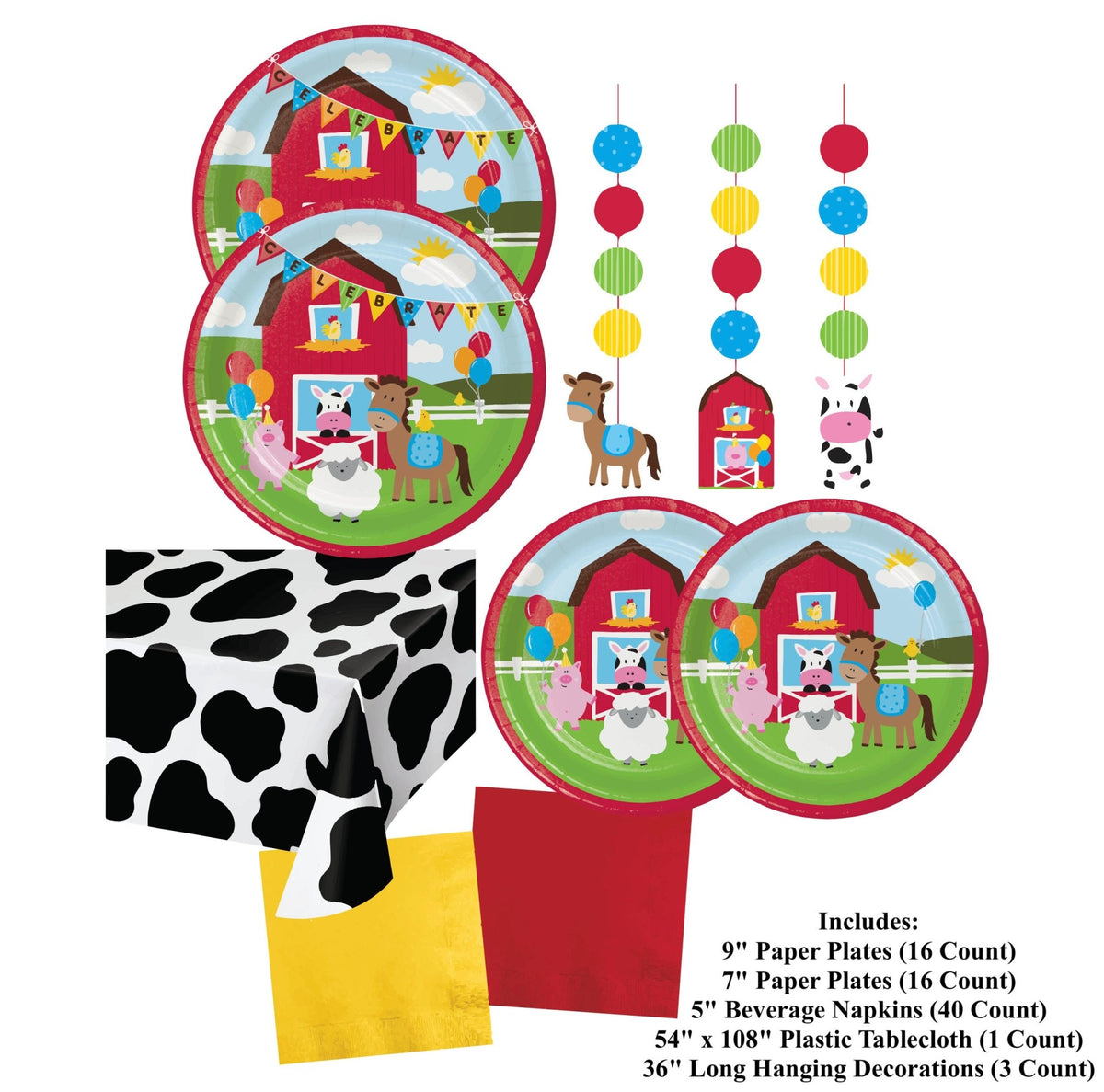 Farm Party Supplies - Stesha Party
